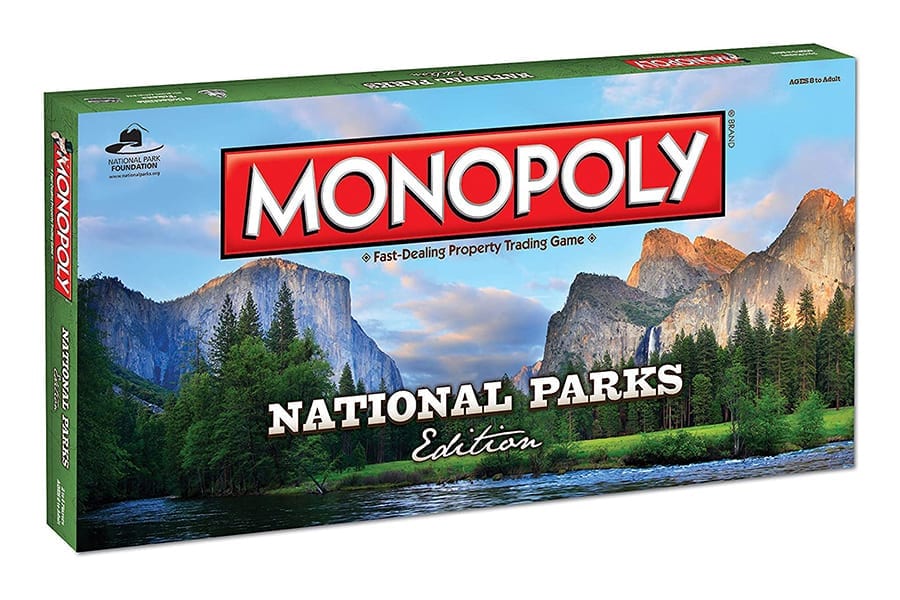 Monopoly National Parks Edition Games for Camping