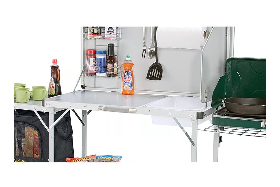 cabela's deluxe camp kitchen with sink