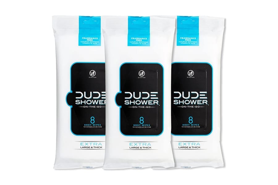 Dude Shower Body Wipes
