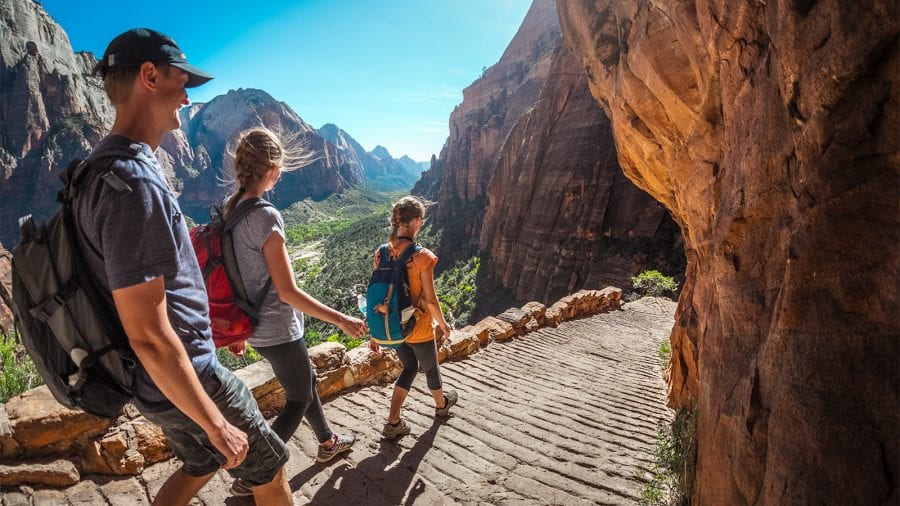 Hiking in Zion National Park