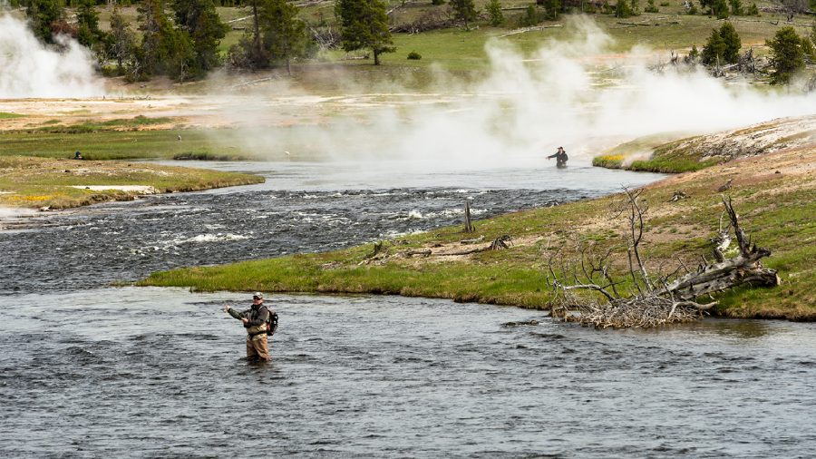 Fishing at Yellowstone National Park