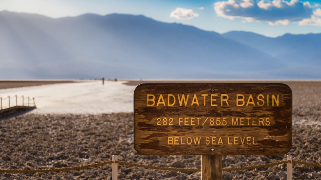 Badwater Basin​ in Death Valley