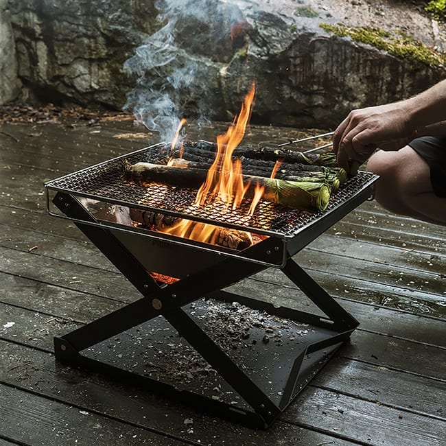 portable gas fire pit for camping