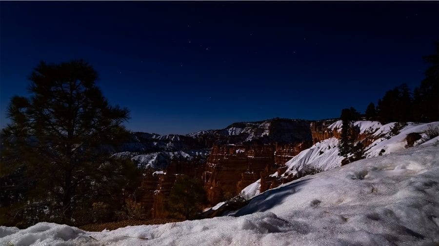Full Moon Snow Hikes at Bryce Canyon National Park
