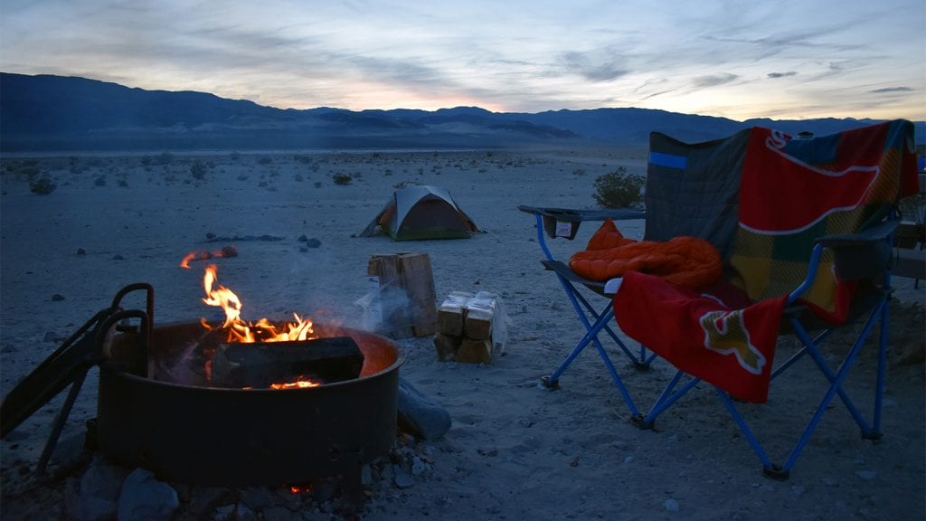 Camping​ in Death Valley