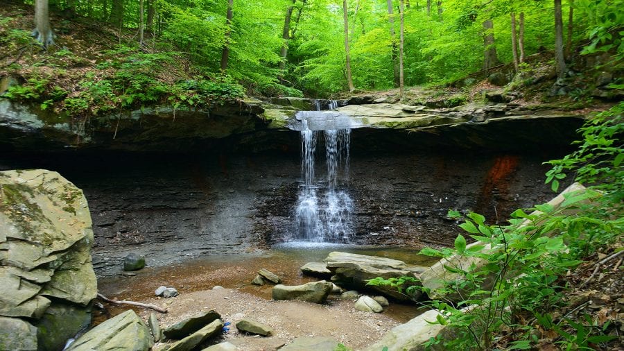 Cuyahoga Valley National Park - Search out waterfalls at Blue Hen Falls
